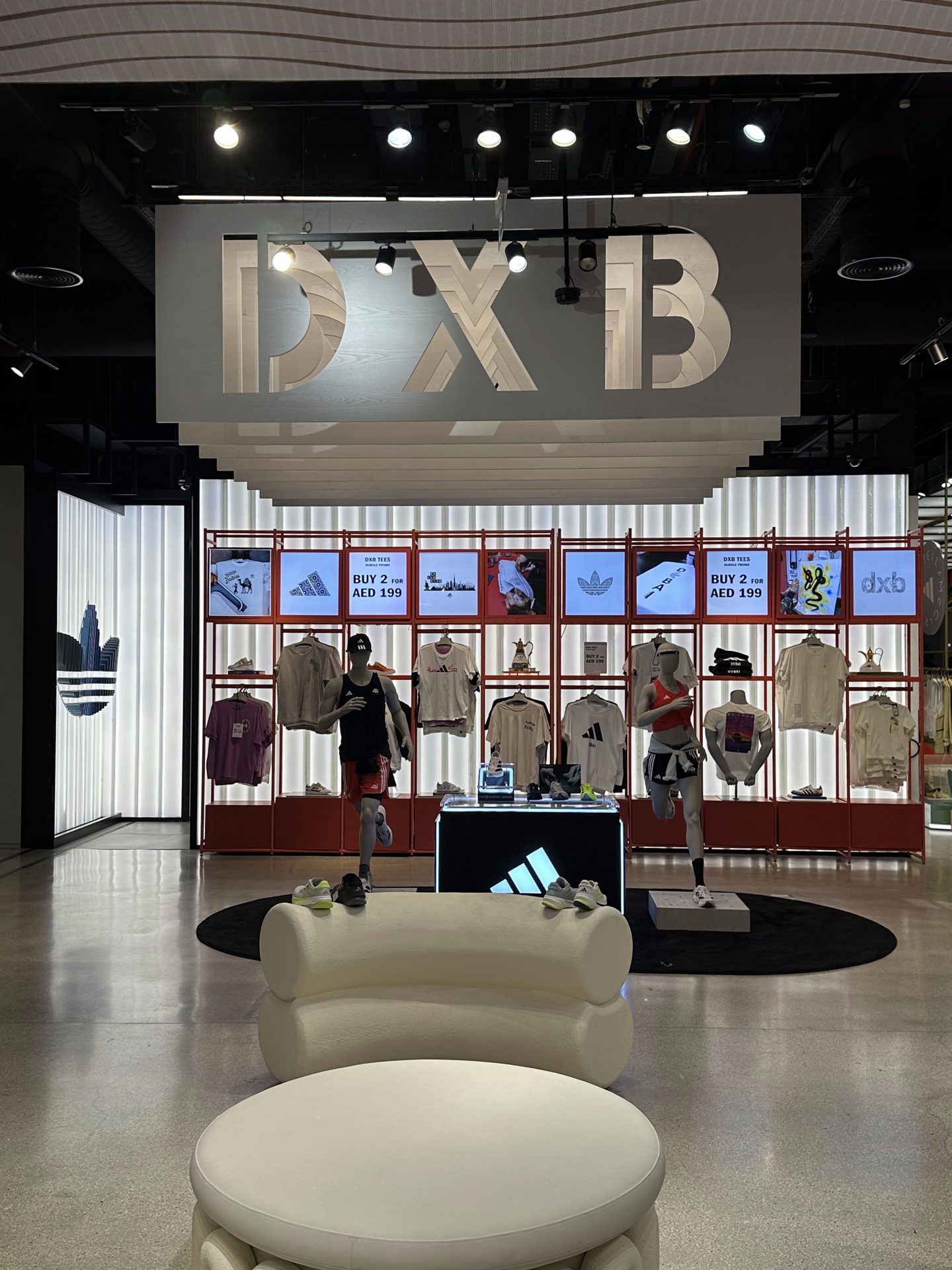 Adidas Flagship Store Dubai Mall — KAPHS architectural project, Dubai