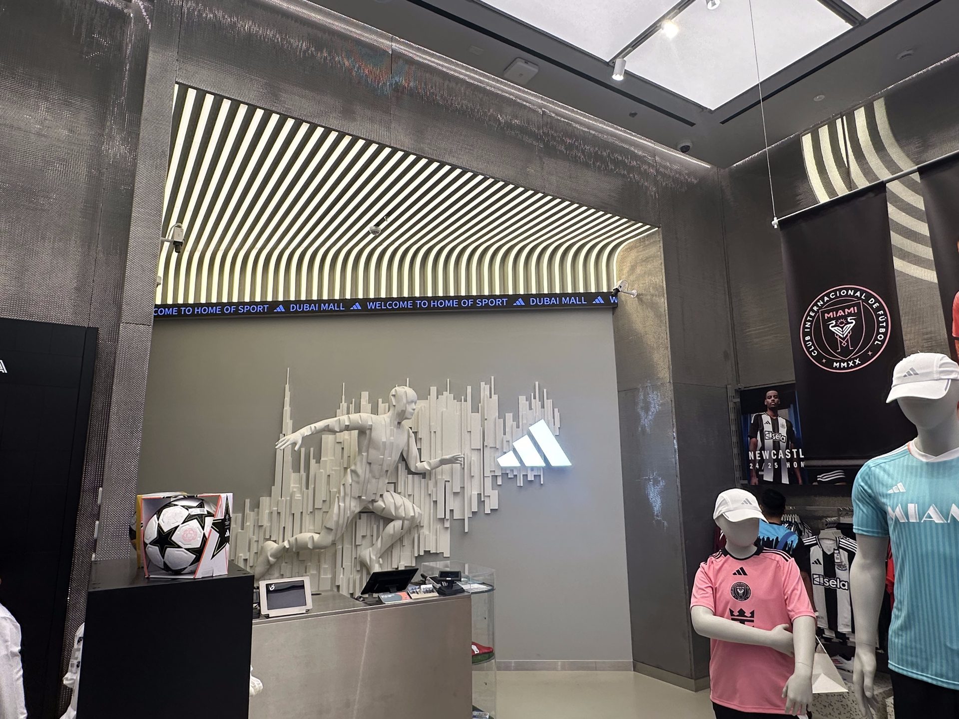Adidas Young Athletes Store Dubai Mall — KAPHS architectural project, Dubai