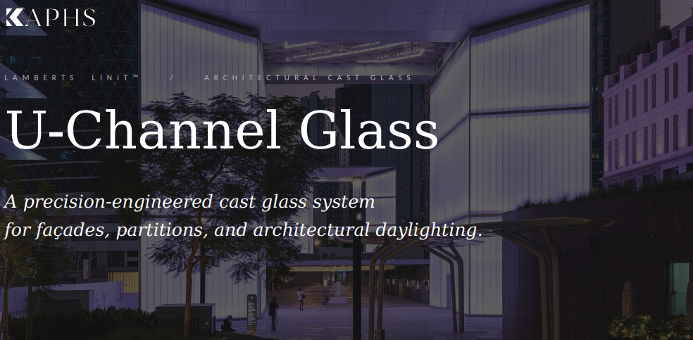  U-Channel Glass Catalogue