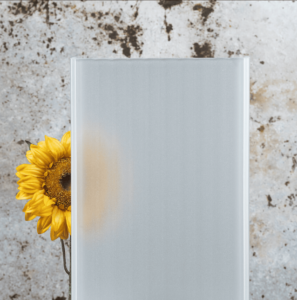 Glass Products Moiré Sandblasted
