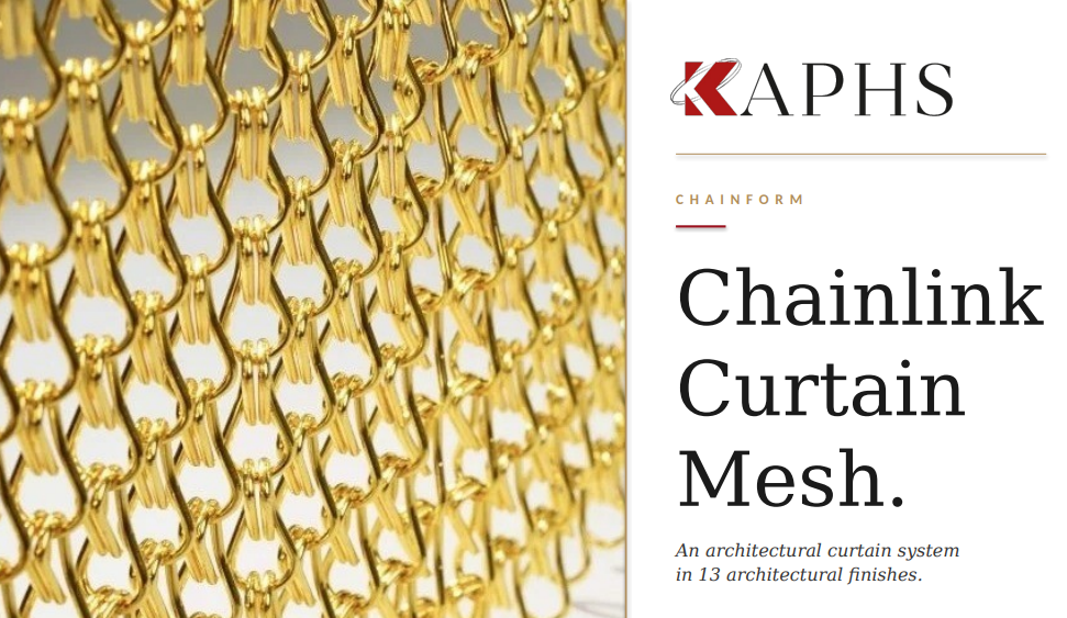 KAPHS Chainlink Curtain Mesh Catalogue