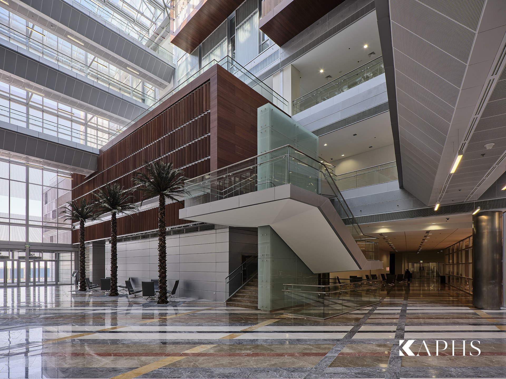 College of Engineering & Petroleum, Kuwait — building elevation, KAPHS U-channel glass project